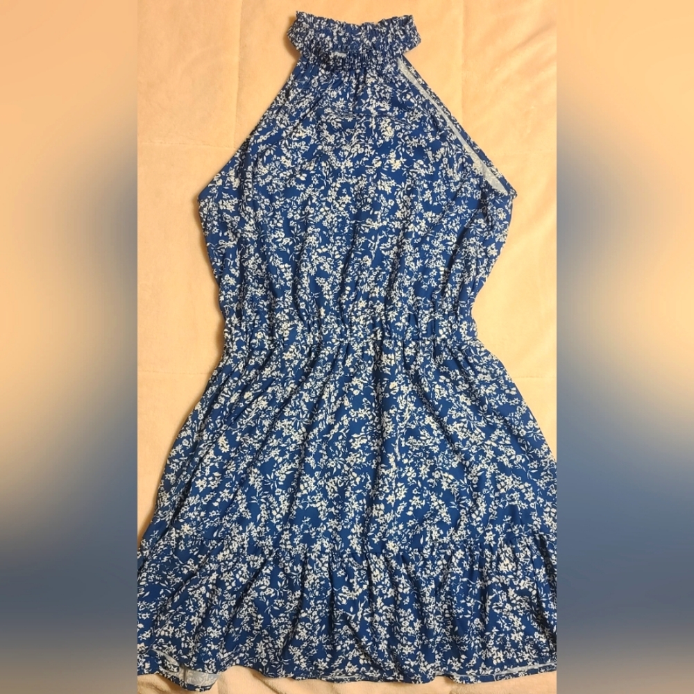 Women’s Blue and White Dress in size small - Picture 1 of 3